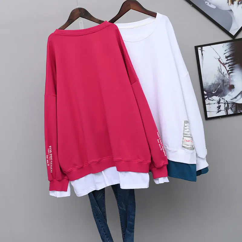 T-shirt femme noir ample graphique, style Kpop, streetwear élégant anime .