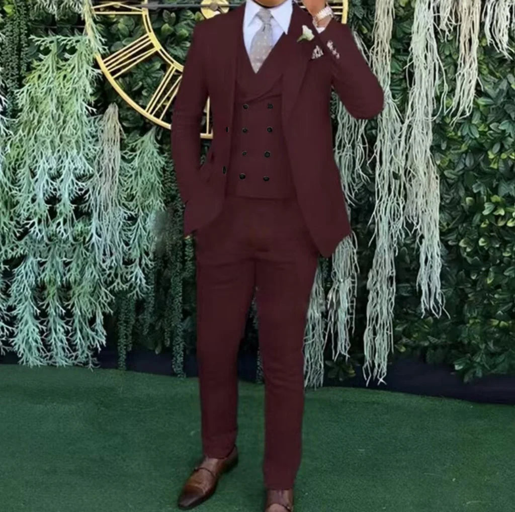 Costume 3 pièces homme : blazer, gilet, pantalon – mariage & affaires .