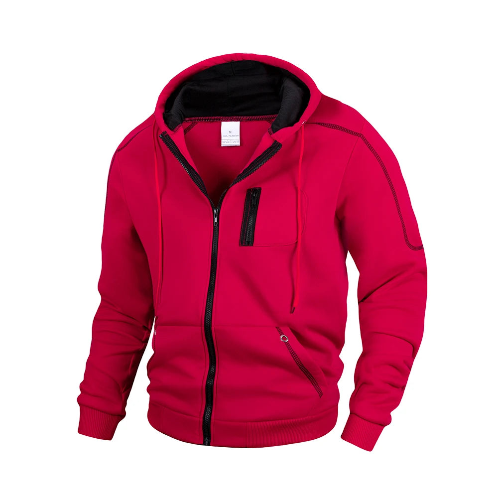 Veste Streetwear Homme Capuche Casual