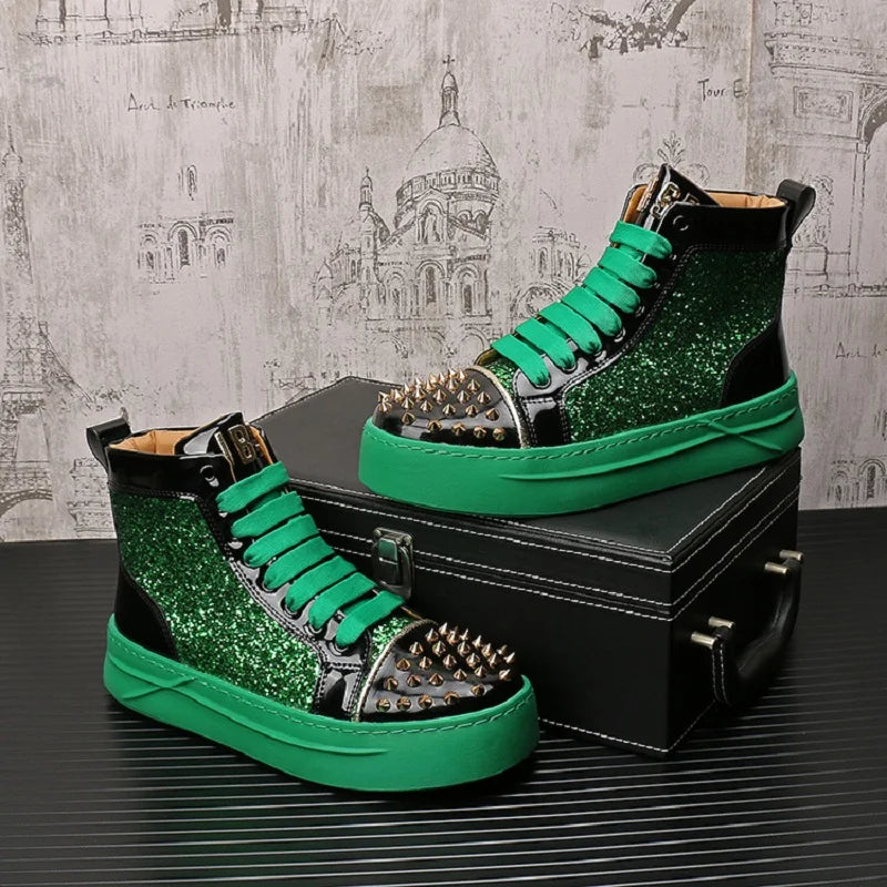 Bottines plates à lacets homme – Style luxe et confort A6