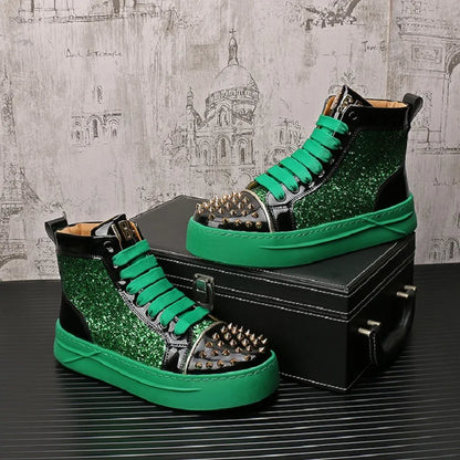 Bottines plates à lacets homme – Style luxe et confort A6