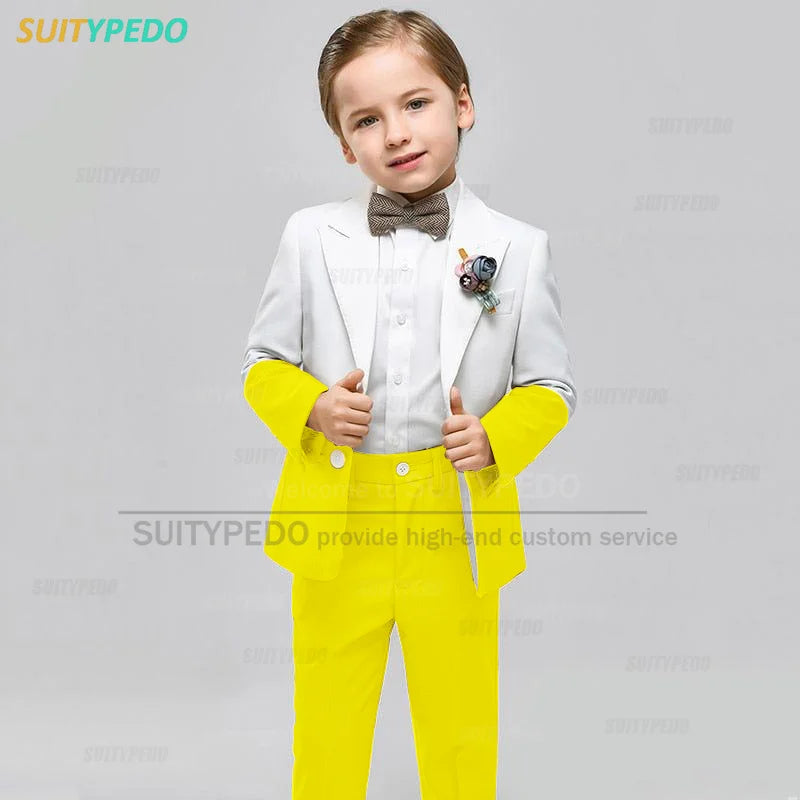 Ensemble deux pièces garçon﻿– veste pantalon, blazer activité, fête, mode chic