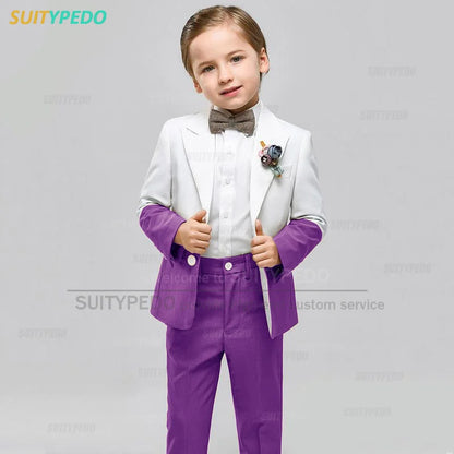 Ensemble deux pièces garçon﻿– veste pantalon, blazer activité, fête, mode chic