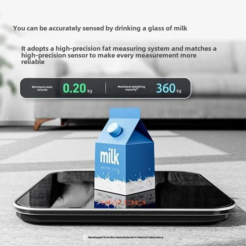 Balance électronique haute précision 2025 pour poids corporel, moniteur santé numérique avec mesure intelligente de l'IMC, usage domestique