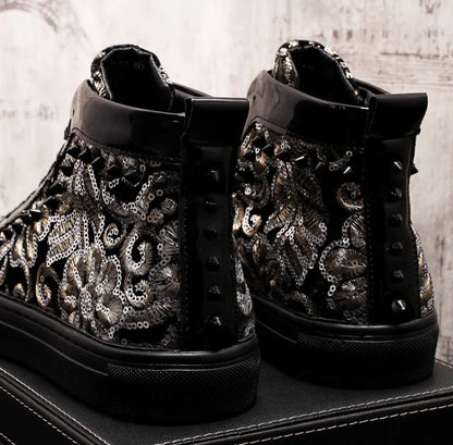 Bottines luxe homme printemps automne – Style brillant et tendance