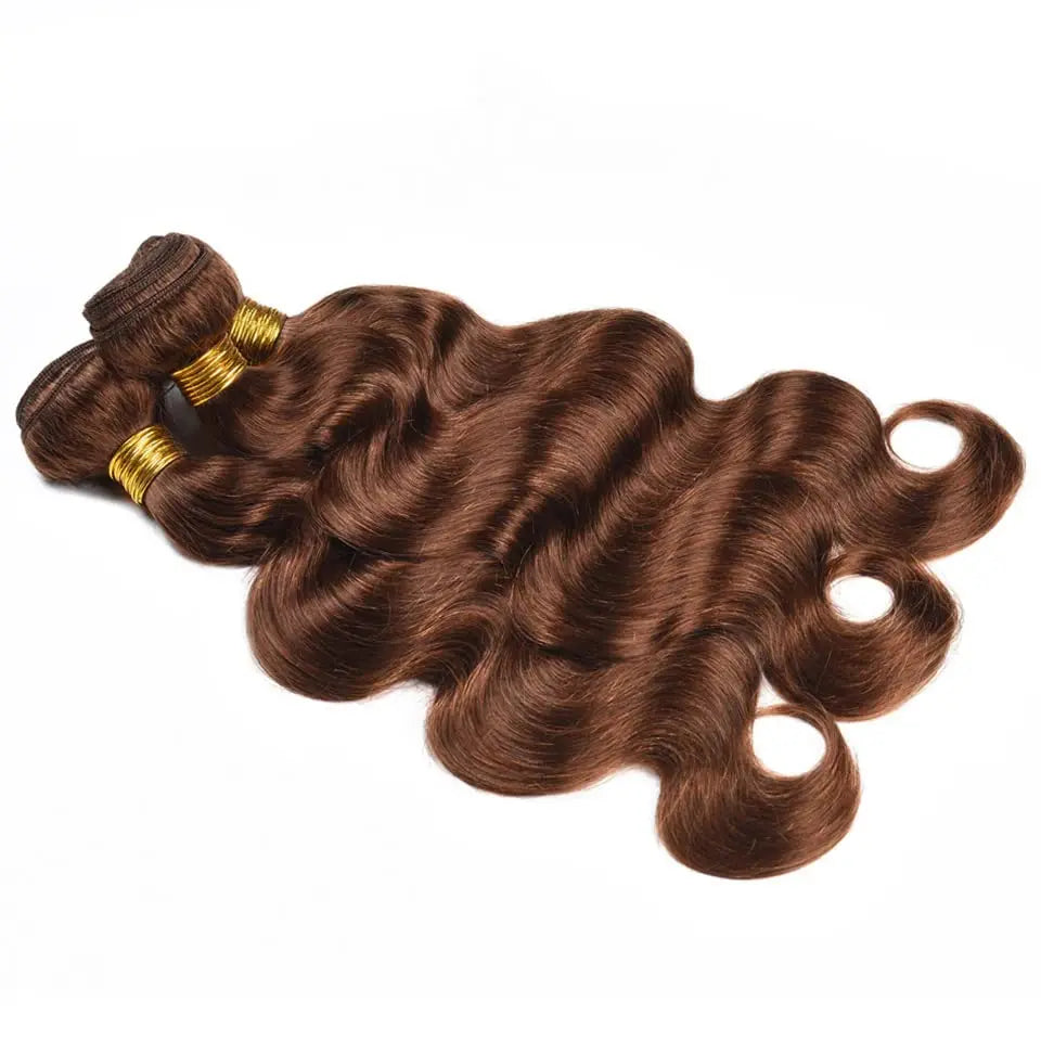 Paquets Cheveux Humains Body Wave Brun Couleur 4