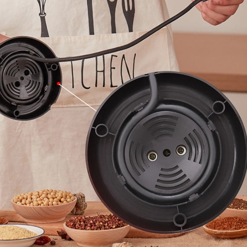 Moulin électrique 400W – Café, épices, céréales, haricots, cuisine multifonction