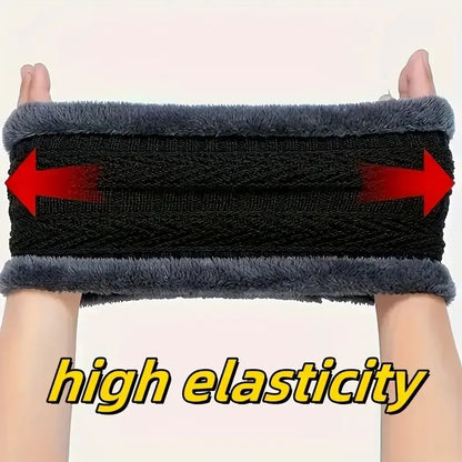 Ensemble Epaissi Doublure Épaule Épauler  pour Hommes et Femmes – Kit Deux Pièces avec Chapeau Chaud et Echarpe confortable