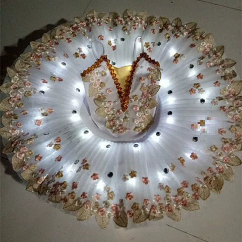 Robe ballerine enfant – Costume de danse classique, tutu, spectacle, entraînement