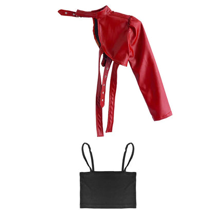 Vêtements Hip Hop Fille, T-shirt Court et Pantalon Cargo .