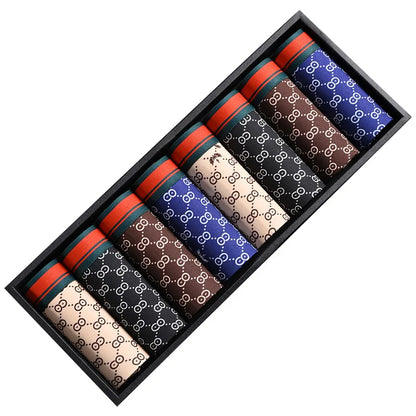 lot boxers homme sexy imprimés grande taille respirants 8 pieces .