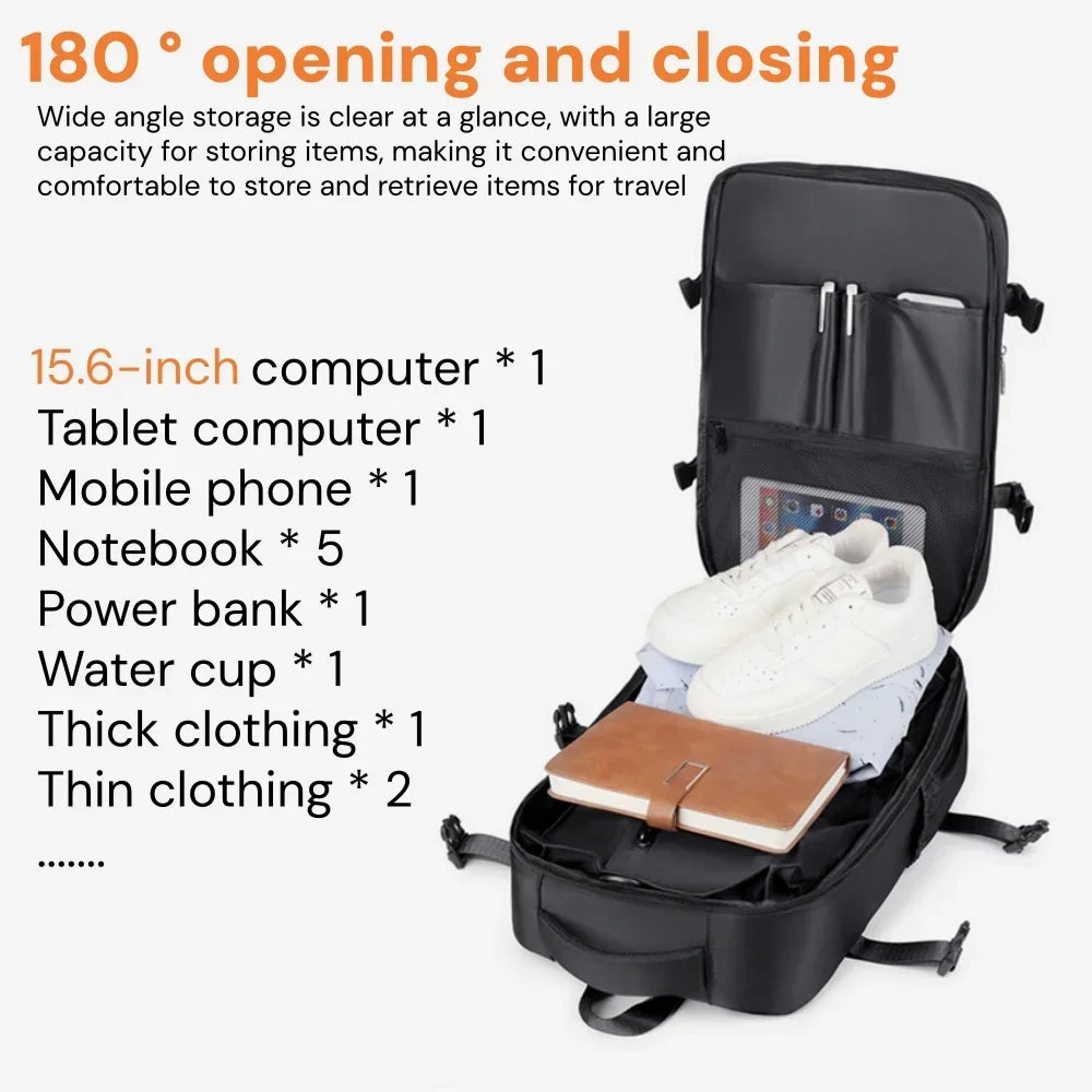 Sac à dos compression sous vide 30L﻿– léger, résistant à l'eau, voyage, randonnée, portable