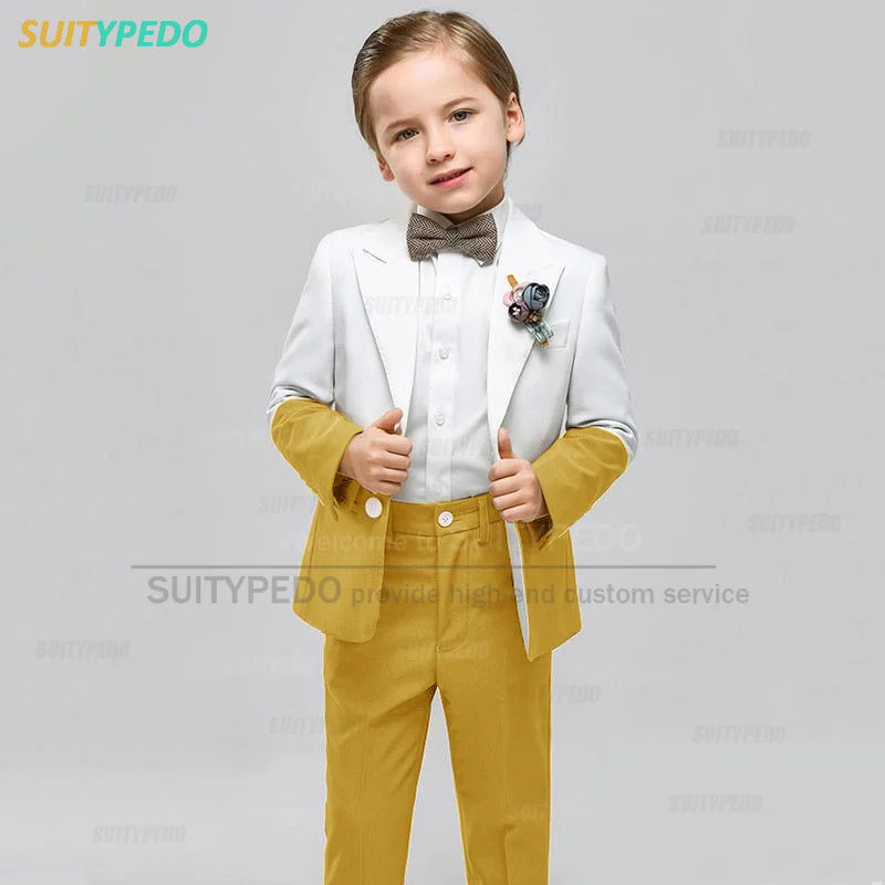 Ensemble deux pièces garçon﻿– veste pantalon, blazer activité, fête, mode chic