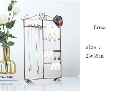 Présentoir bijoux métal T1 - boucles, colliers, bracelets