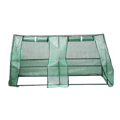 Kit jardinage débutant 180x90x90 cm avec serre intérieure/extérieure, couverture PE résistante pour protection plantes