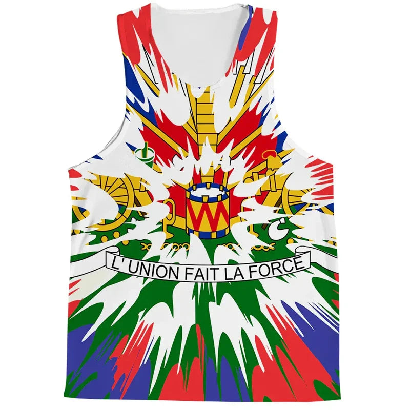 Tank top été homme et enfant – T-shirt 3D imprimé, manches courtes, cool, loose, tendance