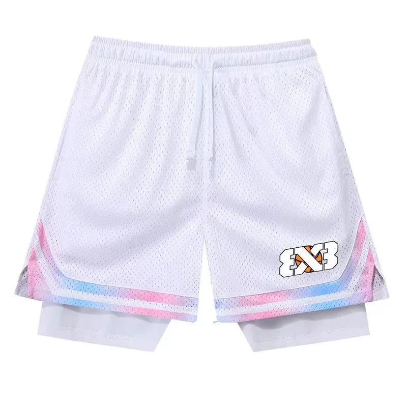 Short basket ample unisexe, style américain, cinq points, anti-lumière, été, sport .