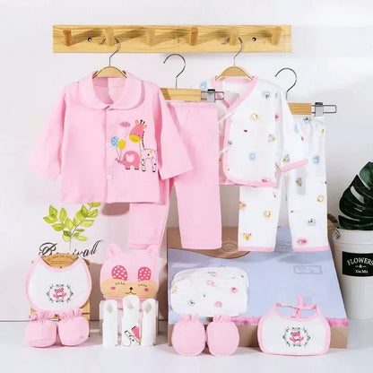 Ensemble bébé fille 18 pièces 100% coton, doux automne, cadeau sans boîte