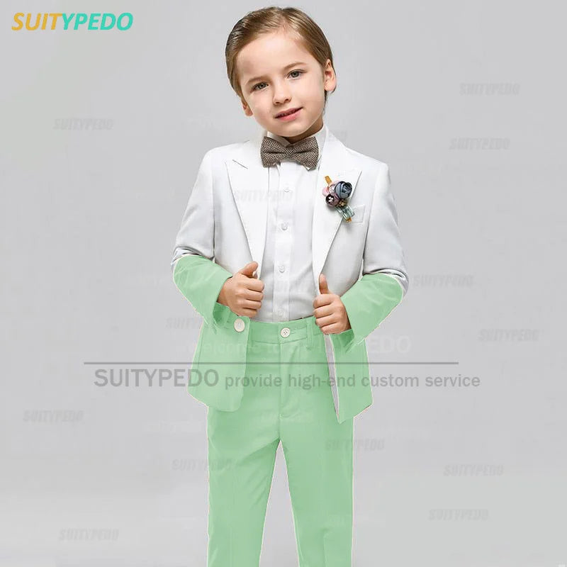 Ensemble deux pièces garçon﻿– veste pantalon, blazer activité, fête, mode chic
