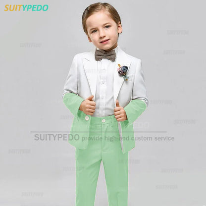 Ensemble deux pièces garçon﻿– veste pantalon, blazer activité, fête, mode chic