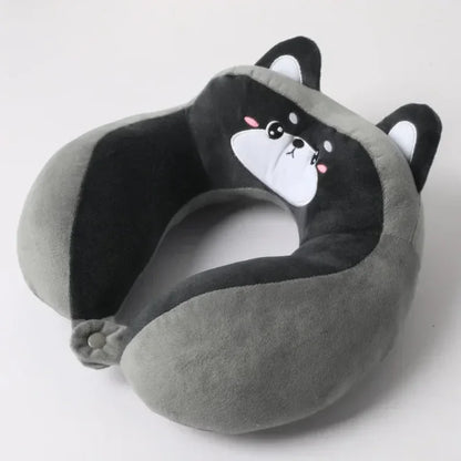 Oreiller de voiture enfant – coussin repos‑nuque avec sangle de sécurité (1 pièce)