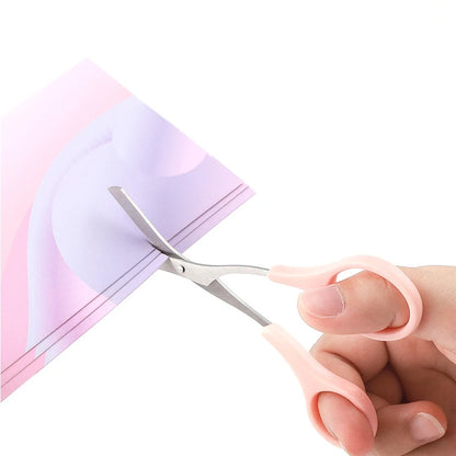 Ciseaux à sourcils inox avec peigne, outils d'épilation beauté .