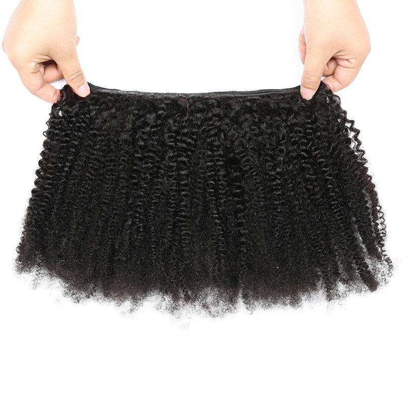 Extensions cheveux humains Remy Vietnam 4B 4C Afro crépus bouclés – Paquets en vrac, armure naturelle, 1/2/3 pièces, qualité premium