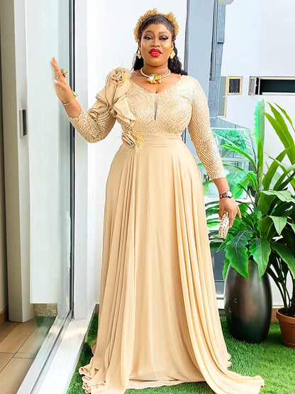 Robe de soirée africaine grande taille femme, Ankara Dashiki, élégante