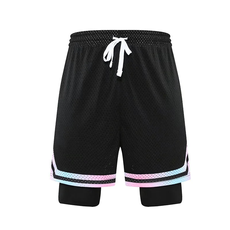 Short basket ample unisexe, style américain, cinq points, anti-lumière, été, sport .