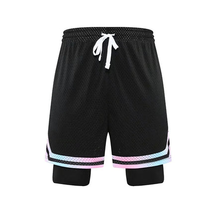 Short basket ample unisexe, style américain, cinq points, anti-lumière, été, sport .