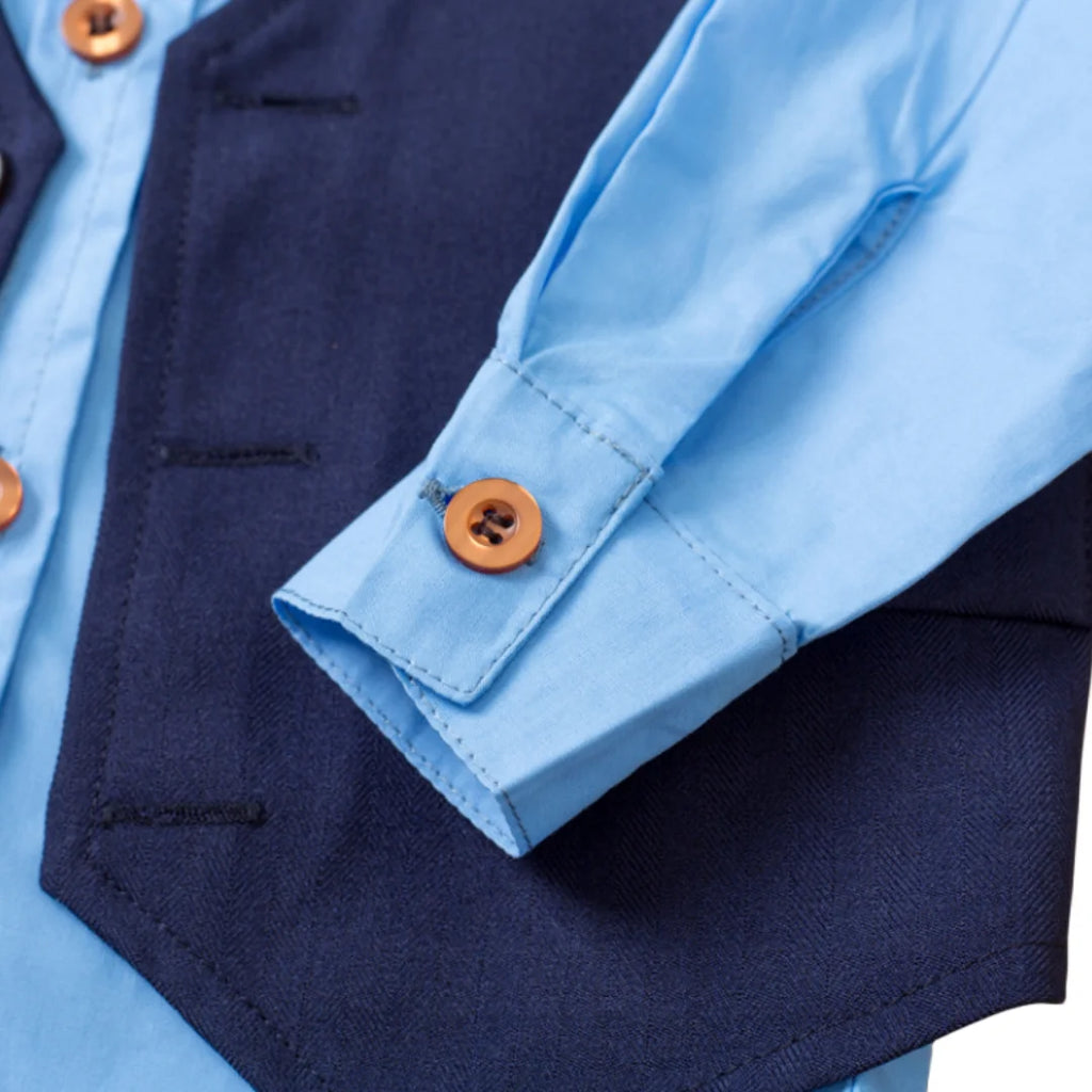 Vêtements enfants – Costume garçon mariage, blazer cravate, fête, uniforme scolaire, 1-9T