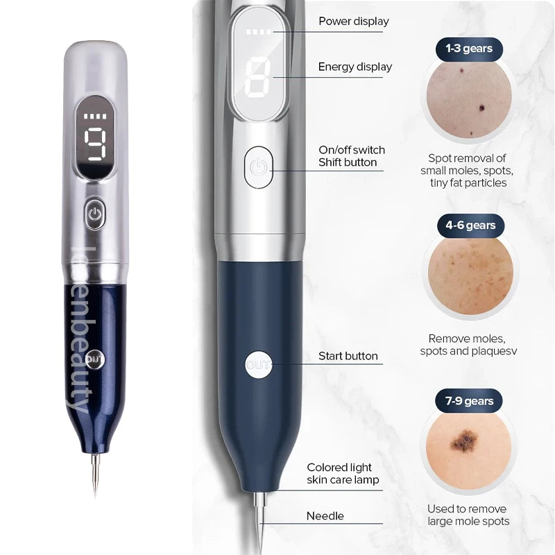 Stylo plasma laser – élimination taches, verrues, tatouages, soins visage