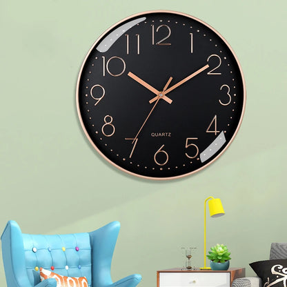 Horloge murale Quartz 8'' cubique silencieuse déco salon