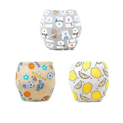 Pantalon d'entraînement bébé coton imperméable – 6 couches absorbantes – Lavable et réutilisable – Culotte apprentissage confortable et écologique