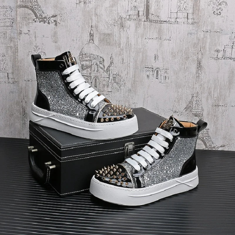 Bottines plates à lacets homme – Style luxe et confort A6