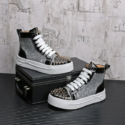 Bottines plates à lacets homme – Style luxe et confort A6