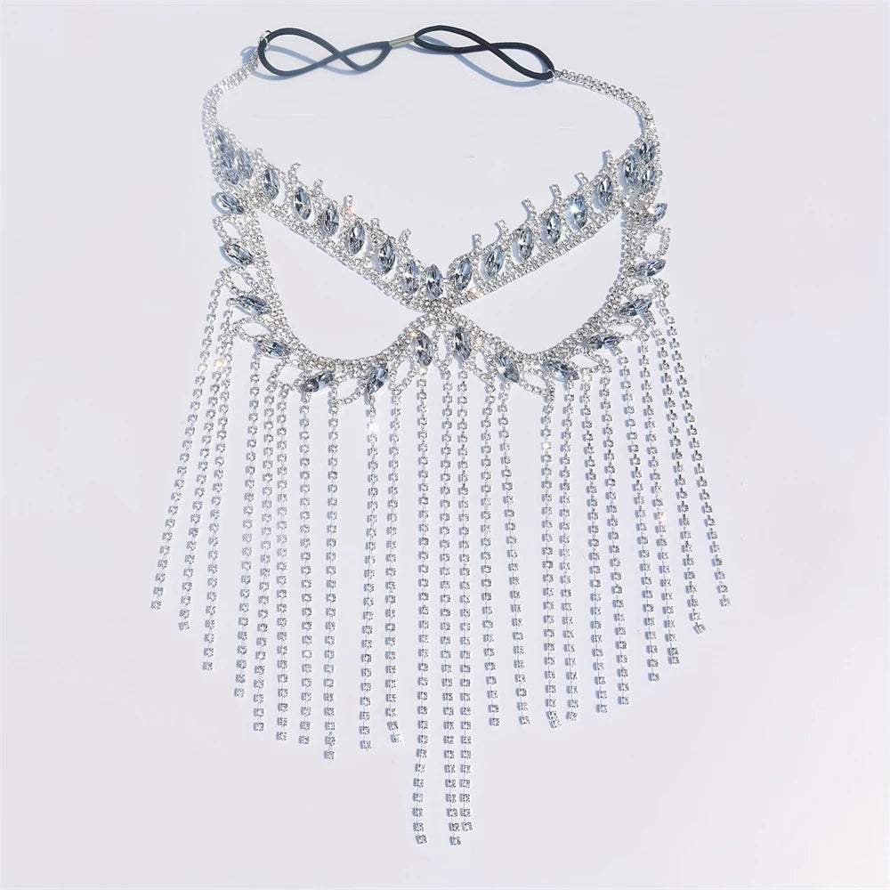 Masque facial strass – Diamant clouté, maquillage danse, masque luxe polyvalent