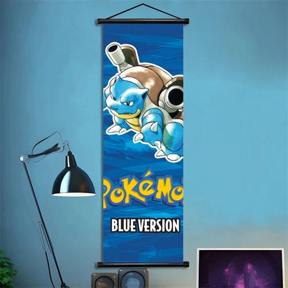 Pokémon Squirtle, Wartortle, Blastoise – Scènes dynamiques, impressions vives, détails audacieux – Pour fans de type Eau Power