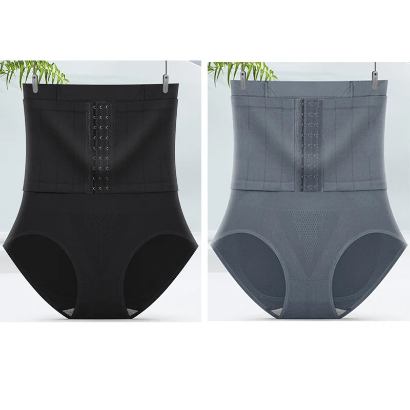 Sous-vêtements amincissants femmes – Slips shaper taille haute  2 piècesavec boucle réglable