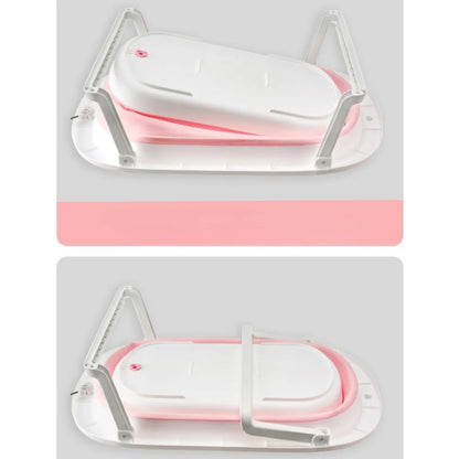 Baignoire bain bébé pliable, plastique, coussinet doux