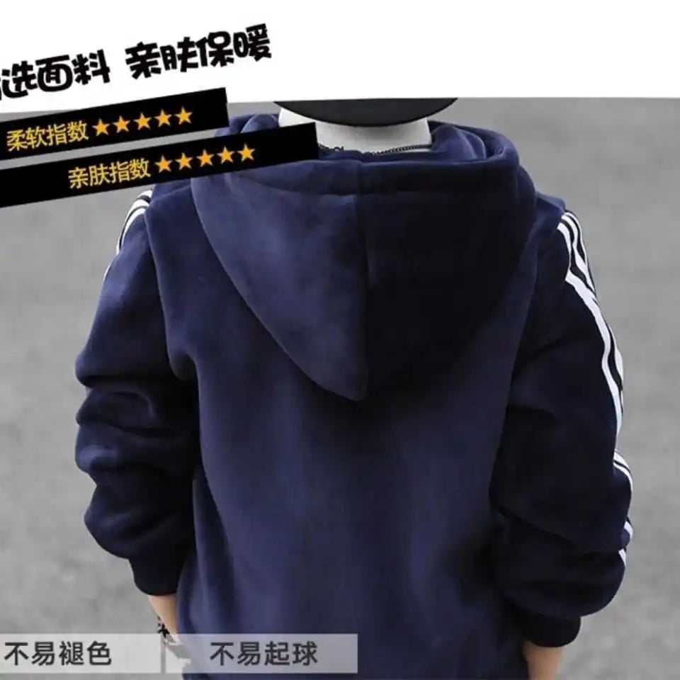 Ensemble coton garçon – 2 pièces décontracté, printemps/automne, école & loisirs