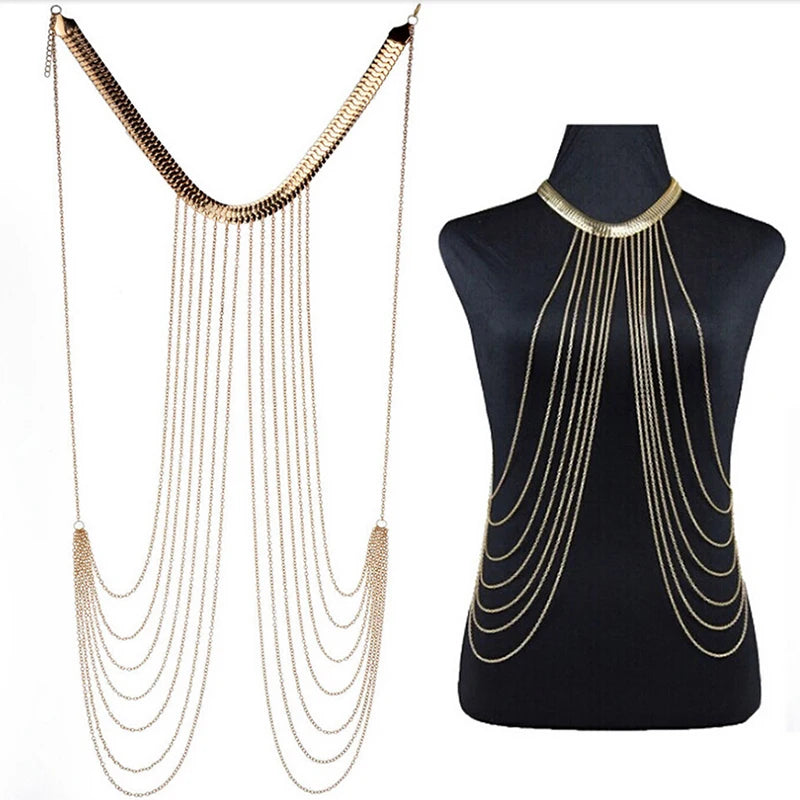 Collier long en alliage avec pompon pour femme – mode sexy JO Présidence .