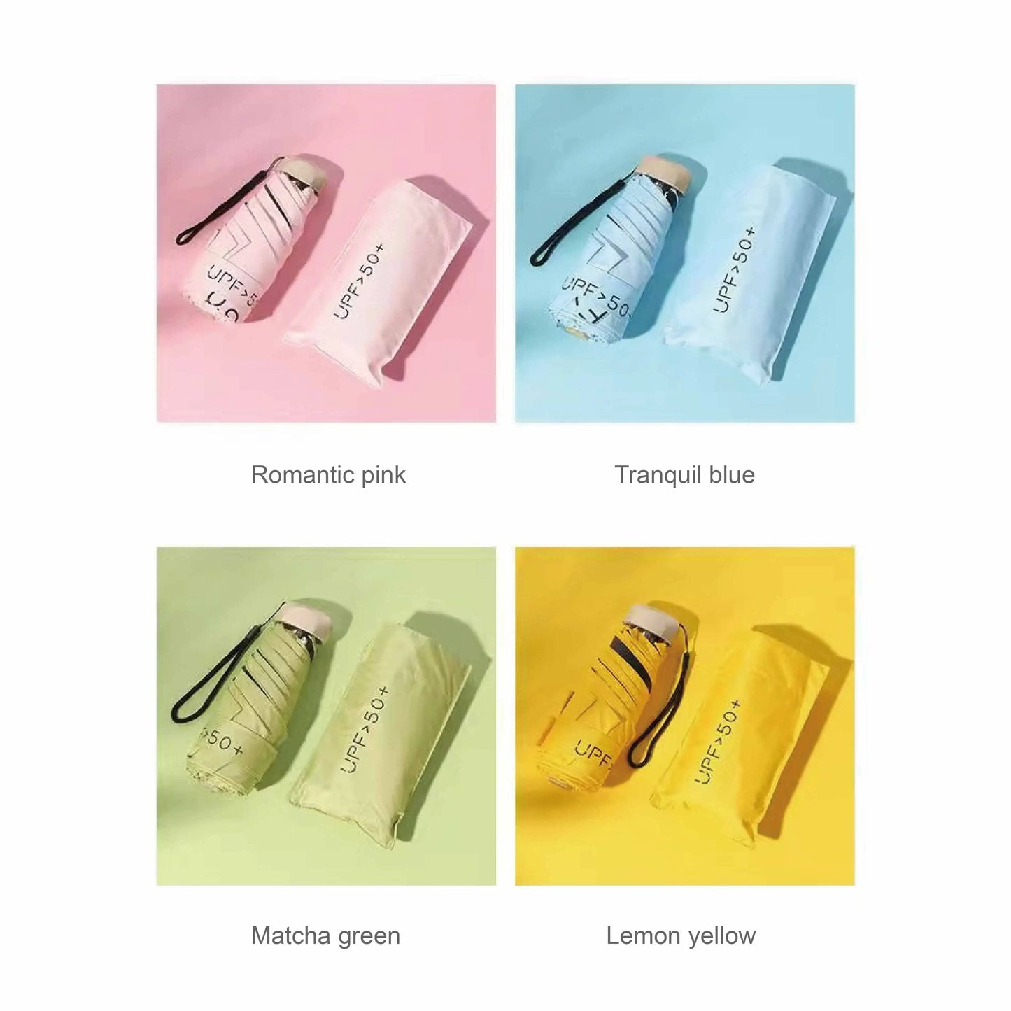 Mini Parapluie 5 Volets  – Compact, Portable, Résistant aux UV, Parasol Unisexe Élégant et Premium pour Toutes Saisons