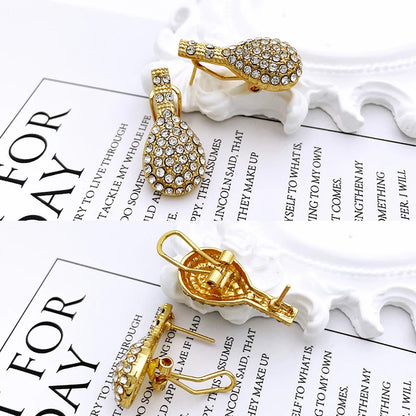 Ensemble Bijoux Femme – Plaqué Or 18K Style Dubaï, Collier, Bracelet, Boucles, Bague