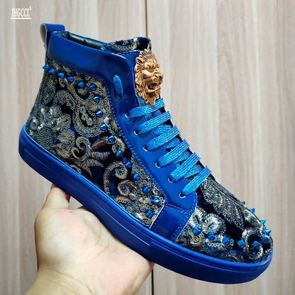 Bottines luxe homme printemps automne – Style brillant et tendance