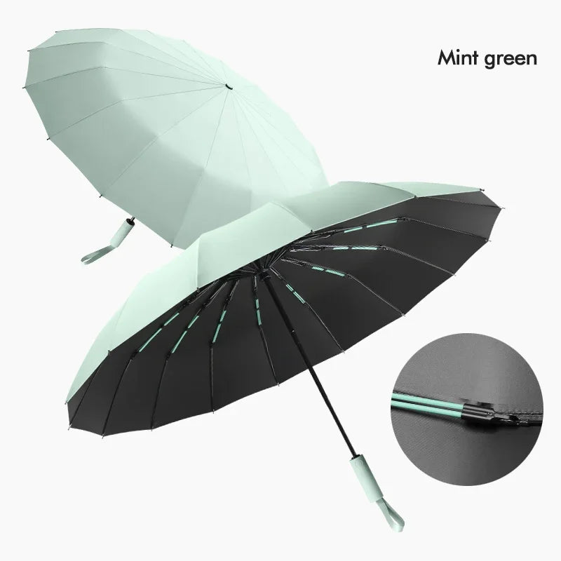 Parapluie Xiaomi Youpin double couche anti-vent, 16 côtes, protection UV, pluie et soleil