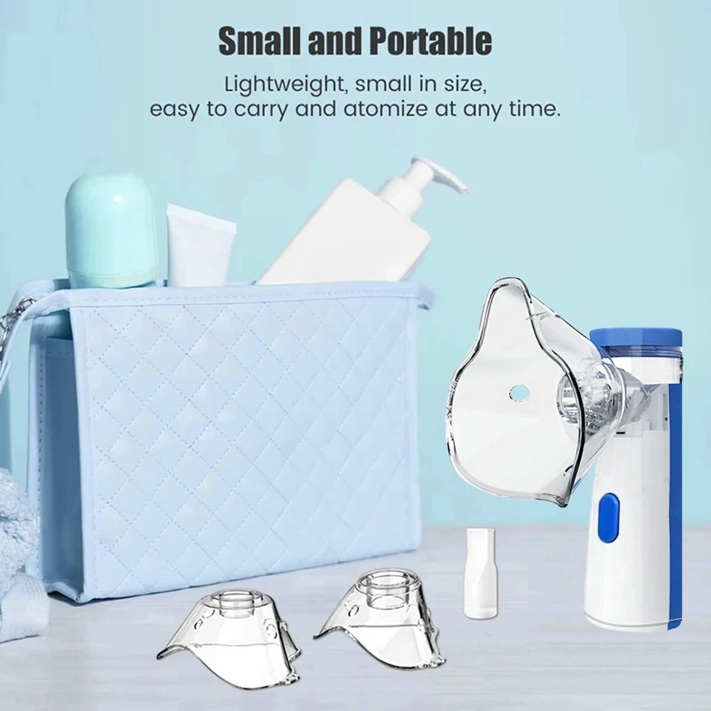 Nébuliseur médical silencieux portable à mailles, mini inhalateur enfant .