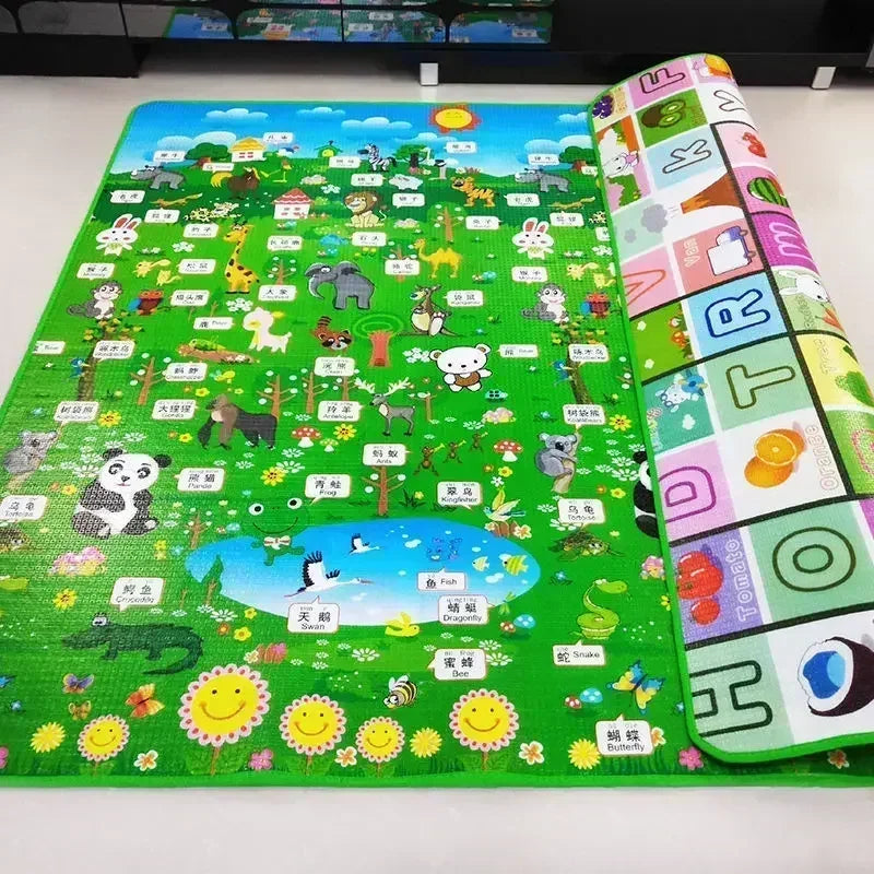 Tapis d’Éveil Bébé – Aire de Jeu Puzzle, Sécurisée et Confortable, Multi-Tailles
