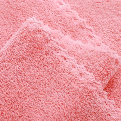 ‌ Ensemble de Serviettes de Bain 2 Pièces en Molleton de Corail – Ultra Douces, Haute Absorption, Séchage Rapide, Pour Spa, Hôtel, Adulte, Couleur Unie