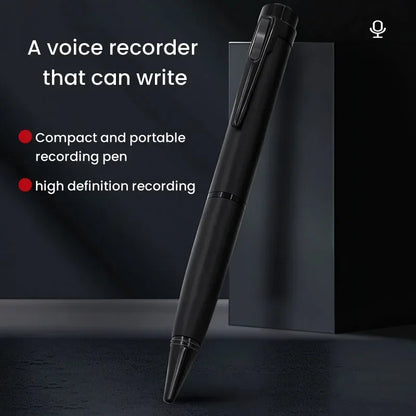 Stylo enregistreur vocal 128 Go portable USB, lecture MP3, pour conférences et cours, avec 5 recharges.